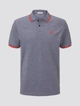 Poloshirt in Two-Tone Optik - Männer - navy two tone pique Poloshirt in Two-Tone Optik - Männer - navy two tone pique - 7 - TOM TAILOR