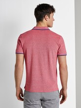 Poloshirt in Two-Tone Optik - Männer - red two tone pique Poloshirt in Two-Tone Optik - Männer - red two tone pique - 2 - TOM TAILOR