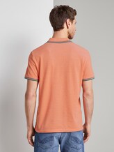 Poloshirt in Two-Tone Optik - Männer - orange two tone pique Poloshirt in Two-Tone Optik - Männer - orange two tone pique - 2 - TOM TAILOR