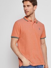Poloshirt in Two-Tone Optik - Männer - orange two tone pique Poloshirt in Two-Tone Optik - Männer - orange two tone pique - 5 - TOM TAILOR