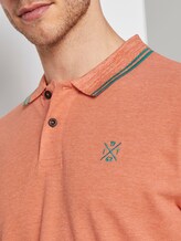Poloshirt in Two-Tone Optik - Männer - orange two tone pique Poloshirt in Two-Tone Optik - Männer - orange two tone pique - 9 - TOM TAILOR