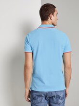 Poloshirt in Two-Tone Optik - Männer - teal two tone pique Poloshirt in Two-Tone Optik - Männer - teal two tone pique - 2 - TOM TAILOR
