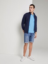 Poloshirt in Two-Tone Optik - Männer - teal two tone pique Poloshirt in Two-Tone Optik - Männer - teal two tone pique - 3 - TOM TAILOR