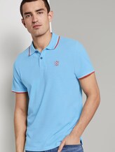 Poloshirt in Two-Tone Optik - Männer - teal two tone pique Poloshirt in Two-Tone Optik - Männer - teal two tone pique - 5 - TOM TAILOR