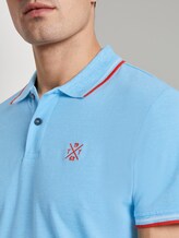 Poloshirt in Two-Tone Optik - Männer - teal two tone pique Poloshirt in Two-Tone Optik - Männer - teal two tone pique - 9 - TOM TAILOR