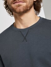 simple sweatshirt - Men - Sky Captain Blue simple sweatshirt - Men - Sky Captain Blue - 9 - TOM TAILOR