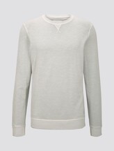 TOM TAILOR Herren schlichtes Sweatshirt, grau, unifarben, Gr.XL