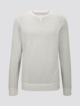 simple sweatshirt - Men - Silver Grey simple sweatshirt - Men - Silver Grey - 7 - TOM TAILOR