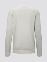 simple sweatshirt - Men - Silver Grey simple sweatshirt - Men - Silver Grey - 8 - TOM TAILOR