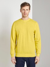 schlichtes Sweatshirt - Männer - Californian Yellow schlichtes Sweatshirt - Männer - Californian Yellow - 1 - TOM TAILOR
