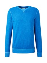 TOM TAILOR Herren schlichtes Sweatshirt, blau, Gr.XXXL