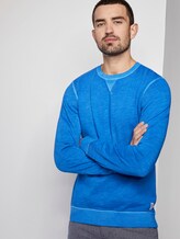 schlichtes Sweatshirt - Männer - victory blue schlichtes Sweatshirt - Männer - victory blue - 5 - TOM TAILOR
