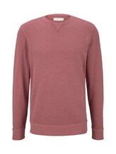 TOM TAILOR Herren schlichtes Sweatshirt, rosa, Gr.XXL