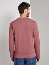 schlichtes Sweatshirt - Männer - wine rose pink schlichtes Sweatshirt - Männer - wine rose pink - 2 - TOM TAILOR