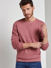 schlichtes Sweatshirt - Männer - wine rose pink schlichtes Sweatshirt - Männer - wine rose pink - 5 - TOM TAILOR