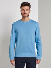 schlichtes Sweatshirt - Männer - soft cloud blue schlichtes Sweatshirt - Männer - soft cloud blue - 1 - TOM TAILOR