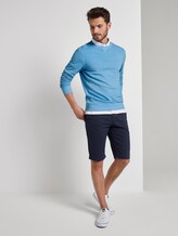 schlichtes Sweatshirt - Männer - soft cloud blue schlichtes Sweatshirt - Männer - soft cloud blue - 3 - TOM TAILOR