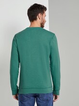 simple sweatshirt - Men - rich meadow green simple sweatshirt - Men - rich meadow green - 2 - TOM TAILOR
