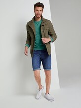 simple sweatshirt - Men - rich meadow green simple sweatshirt - Men - rich meadow green - 3 - TOM TAILOR