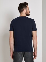 T-shirt with a print - Men - Sky Captain Blue T-shirt with a print - Men - Sky Captain Blue - 2 - TOM TAILOR