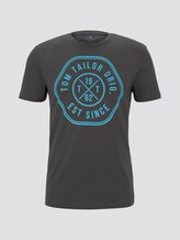 T-Shirt mit Print - Männer - Tarmac Grey T-Shirt mit Print - Männer - Tarmac Grey - 7 - TOM TAILOR