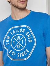 T-Shirt mit Print - Männer - Electric Teal Blue T-Shirt mit Print - Männer - Electric Teal Blue - 9 - TOM TAILOR