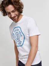 T-Shirt mit Print - Männer - White T-Shirt mit Print - Männer - White - 5 - TOM TAILOR