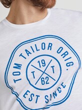 T-Shirt mit Print - Männer - White T-Shirt mit Print - Männer - White - 9 - TOM TAILOR