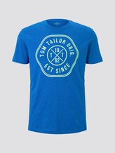 T-Shirt mit Print - Männer - victory blue T-Shirt mit Print - Männer - victory blue - 7 - TOM TAILOR