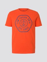 T-Shirt mit Print - Männer - tomato red T-Shirt mit Print - Männer - tomato red - 7 - TOM TAILOR
