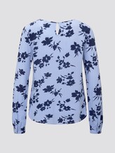 Blouse shirt with print - Women - blue navy floral design Blouse shirt with print - Women - blue navy floral design - 8 - TOM TAILOR