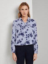 Bluse mit Blumen-Print - Frauen - blue navy floral design Bluse mit Blumen-Print - Frauen - blue navy floral design - 1 - TOM TAILOR
