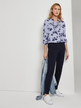 Bluse mit Blumen-Print - Frauen - blue navy floral design Bluse mit Blumen-Print - Frauen - blue navy floral design - 3 - TOM TAILOR