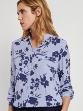Bluse mit Blumen-Print - Frauen - blue navy floral design Bluse mit Blumen-Print - Frauen - blue navy floral design - 5 - TOM TAILOR