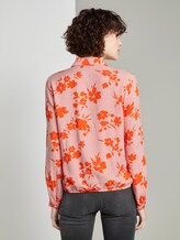 Bluse mit Blumen-Print - Frauen - orange coral floral design Bluse mit Blumen-Print - Frauen - orange coral floral design - 2 - TOM TAILOR