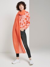 Bluse mit Blumen-Print - Frauen - orange coral floral design Bluse mit Blumen-Print - Frauen - orange coral floral design - 3 - TOM TAILOR