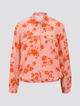 Bluse mit Blumen-Print - Frauen - orange coral floral design Bluse mit Blumen-Print - Frauen - orange coral floral design - 7 - TOM TAILOR