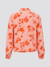 Bluse mit Blumen-Print - Frauen - orange coral floral design Bluse mit Blumen-Print - Frauen - orange coral floral design - 8 - TOM TAILOR