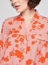 Bluse mit Blumen-Print - Frauen - orange coral floral design Bluse mit Blumen-Print - Frauen - orange coral floral design - 9 - TOM TAILOR