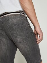 Josh Regular Slim Jeans-Shorts mit Gürtel - Männer - grey denim Josh Regular Slim Jeans-Shorts mit Gürtel - Männer - grey denim - 10 - TOM TAILOR