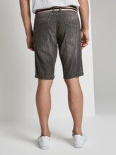 Josh Regular Slim Jeans-Shorts mit Gürtel - Männer - grey denim Josh Regular Slim Jeans-Shorts mit Gürtel - Männer - grey denim - 2 - TOM TAILOR