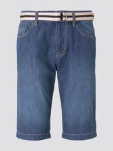 Josh Regular Slim Jeans-Shorts mit Gürtel - Männer - mid stone wash denim Josh Regular Slim Jeans-Shorts mit Gürtel - Männer - mid stone wash denim - 7 - TOM TAILOR