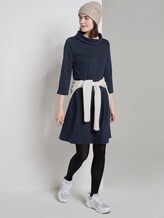 Kleid mit Rollkragen - Frauen - Sky Captain Blue Kleid mit Rollkragen - Frauen - Sky Captain Blue - 3 - TOM TAILOR