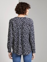 Bluse mit Blumenmuster - Frauen - navy flowery design Bluse mit Blumenmuster - Frauen - navy flowery design - 2 - TOM TAILOR