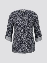 Bluse mit Blumenmuster - Frauen - navy flowery design Bluse mit Blumenmuster - Frauen - navy flowery design - 7 - TOM TAILOR