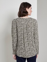 Bluse mit Blumenmuster - Frauen - khaki offwhite floral design Bluse mit Blumenmuster - Frauen - khaki offwhite floral design - 2 - TOM TAILOR