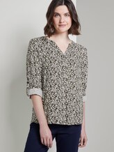 Bluse mit Blumenmuster - Frauen - khaki offwhite floral design Bluse mit Blumenmuster - Frauen - khaki offwhite floral design - 5 - TOM TAILOR