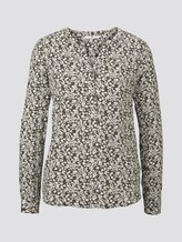 Bluse mit Blumenmuster - Frauen - khaki offwhite floral design Bluse mit Blumenmuster - Frauen - khaki offwhite floral design - 7 - TOM TAILOR