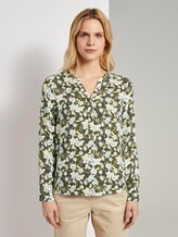 Bluse mit Blumenmuster - Frauen - small khaki floral design Bluse mit Blumenmuster - Frauen - small khaki floral design - 1 - TOM TAILOR