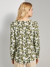 Bluse mit Blumenmuster - Frauen - small khaki floral design Bluse mit Blumenmuster - Frauen - small khaki floral design - 2 - TOM TAILOR